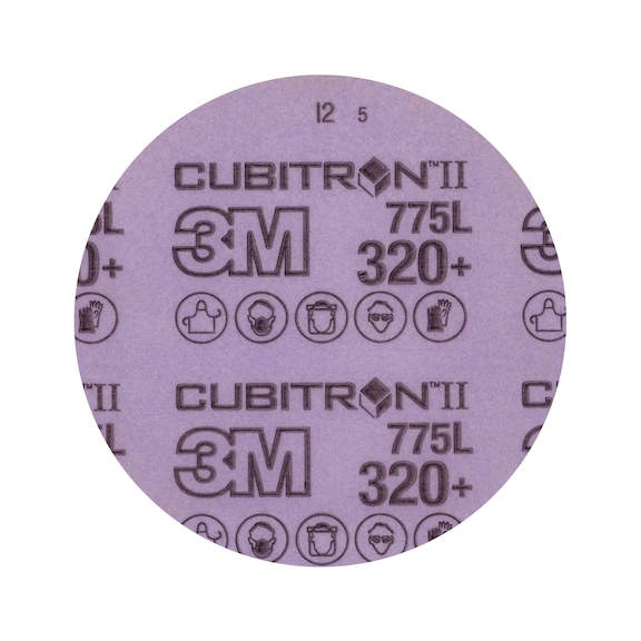 3M Cubitron (TM) Hookit (TM) film disk 775L 125 mm 320+ 7100145405 - Film disk