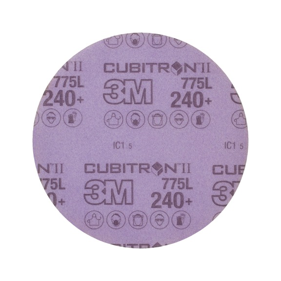 3M Cubitron (TM) Hookit (TM) film disk 775L 150 mm 240+ 7100145407 - Film disk