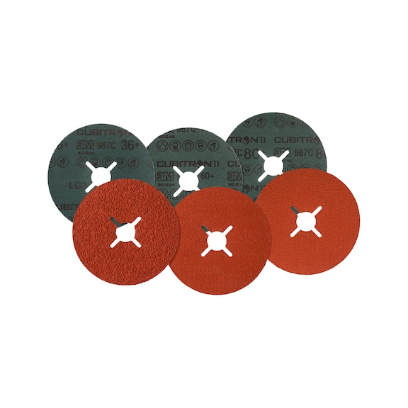 3M Cubitron (TM) fiber disc 987C 115 mm x 22 mm 60+ 7100149527 - Fiber grinding wheel