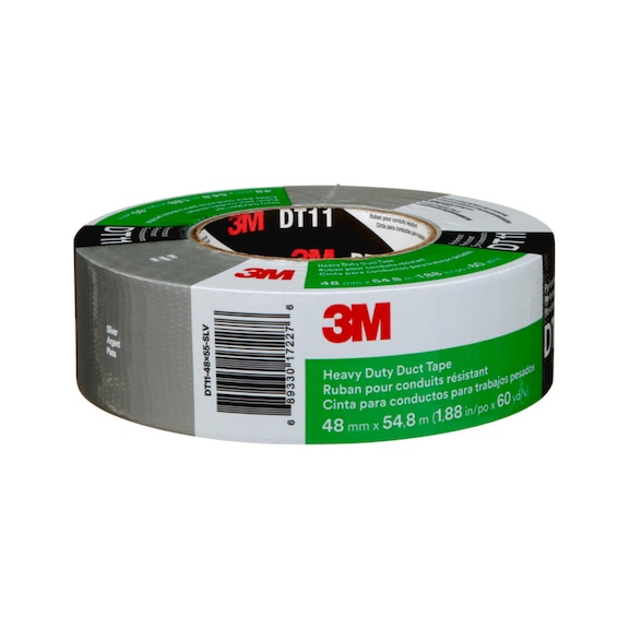3M Schwerlast-Gewebeklebeband DT11 Silber 48 mm x 55 m 0.28 mm 7100158346 - Gewebeklebeband