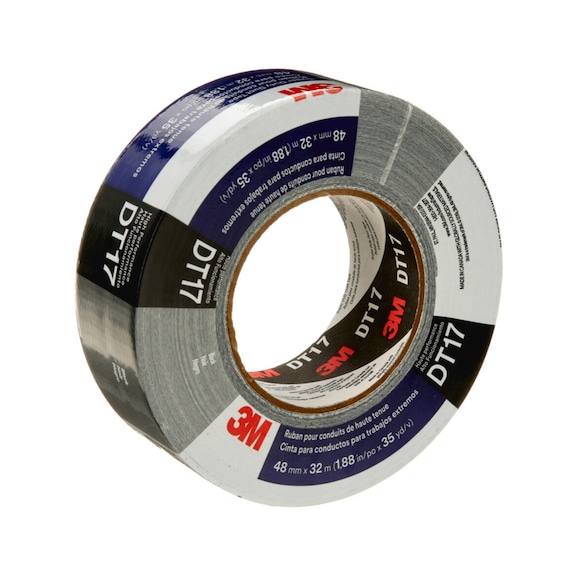 3M Super Fabric Adhesive Tape DT17 Black 48 mm x 32 m 0.43 mm 7100158390 - Fabric tape