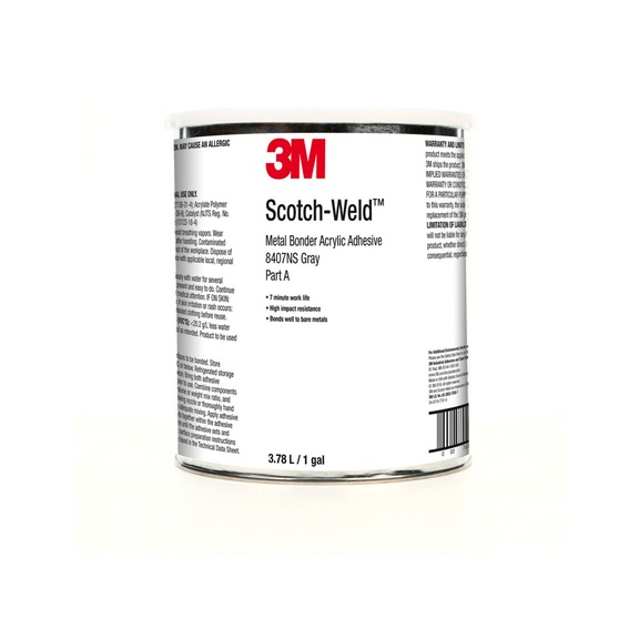 3M Scotch-Weld (TM) 2-Component Construction Adhesive Grey 3.78 L 7100179264 - Acrylic adhesive