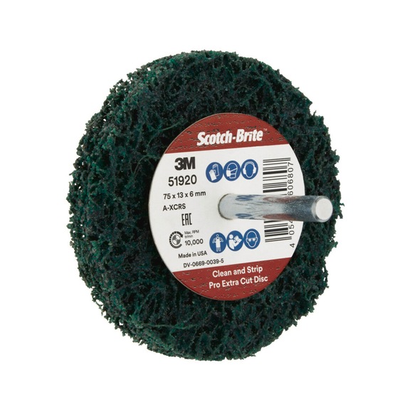 3M Scotch-Brite (TM) coarse cleaning disc 75 mm x 13 mm x 6 mm 7100192735 - Coarse cleaning wheel