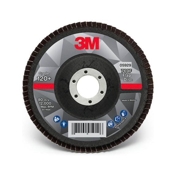 3M Serrated lock washer 769F T29 115 mm x 22 mm 120+ 7100196539 - Flap disc