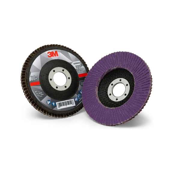 3M Serrated lock washer 769F T29 115 mm x 22 mm 40+ 7100196818 - Flap disc