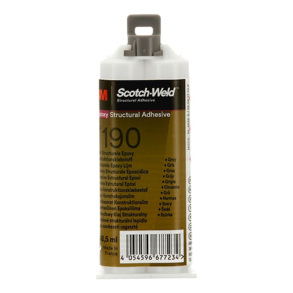 3M Scotch-Weld (TM) 2-Komponenten-Konstruktionsklebstoff Grau 48.5 ml 7100200489 - Epoxyddharzklebstoff