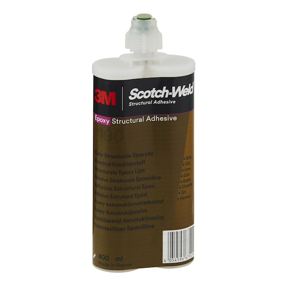 3M Scotch-Weld (TM) 2-Komponenten-Konstruktionsklebstoff Grau 400 ml 7100200490 - Epoxyddharzklebstoff