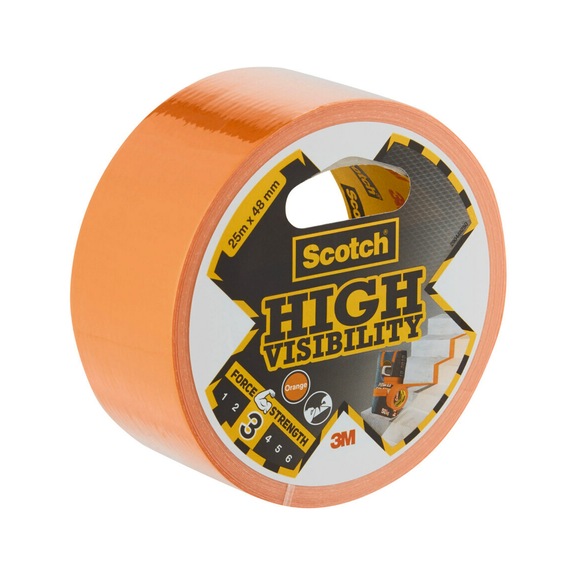 3M Scotch (R) High Visibility Adhesive Tape orange 25 m x 48 mm 7100205301 - Fabric tape