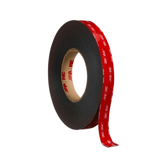 3M VHB (TM) Adhesive Tape 5925F Black 210 mm x 295 mm 0.6 mm DIN A4 7100206146 - 3M adhesive tape double-sided (not specified)