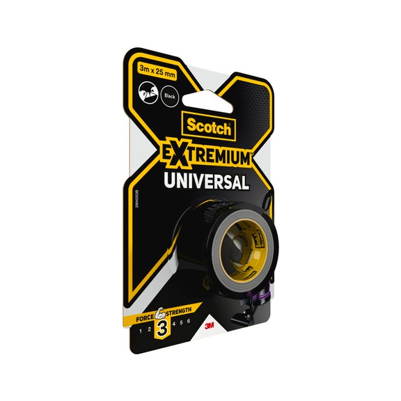 3M Scotch (R) Extremium (TM) Universal Adhesive Tape black 3 m x 25 mm 7100206490 - Fabric tape