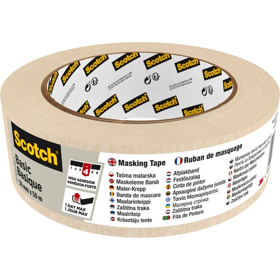 3M Scotch (R) Masking Tape Basic 36 mm x 50 m 7100210916 - Paper tape