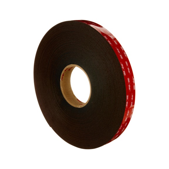 3M VHB (TM) Adhesive Tape 5925F Black 6 mm x 66 m 0.6 mm 7100211824 - 3M adhesive tape double-sided (not specified)