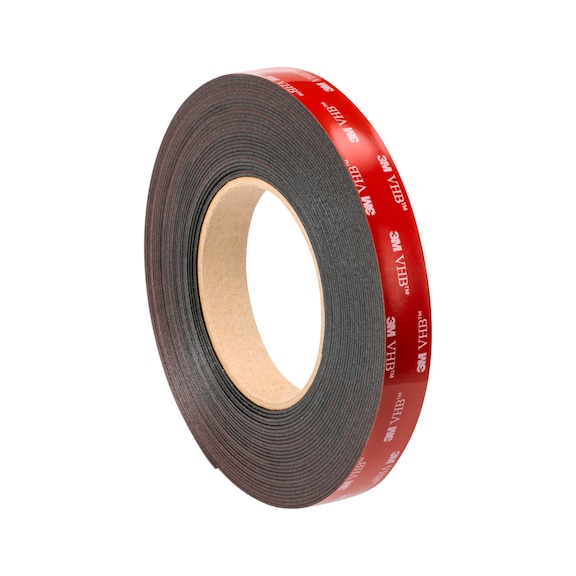 3M VHB (TM) Adhesive Tape 5962F Black 19 mm x 33 m 1.6 mm 7100211839 - 3M adhesive tape double-sided (not specified)
