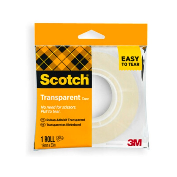 3M Scotch (R) Adhesive Tape 508 easy tear 19 mm x 33 m 7100213210 - Adhesive film