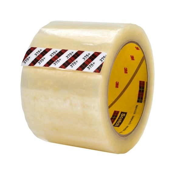 3M Scotch (R) Packaging Sealing Tape 375+ Transparent 72 mm x 914 m 7100216187 - Packaging tape