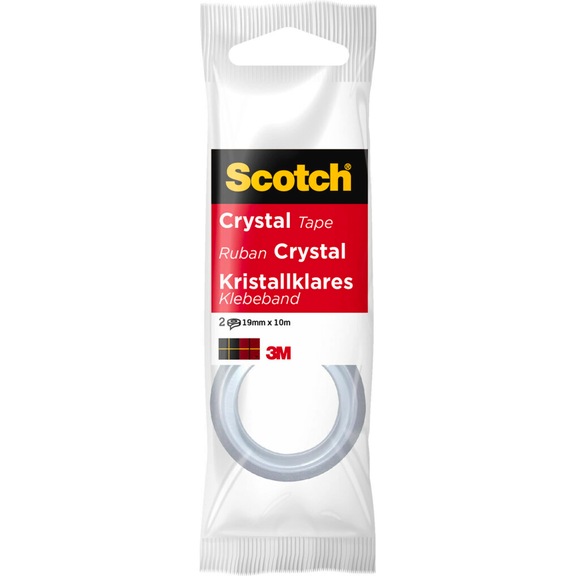 3M Scotch (R) Crystal adhesive tape 19 mm x 10 m 2 rolls 7100225296 - Adhesive film