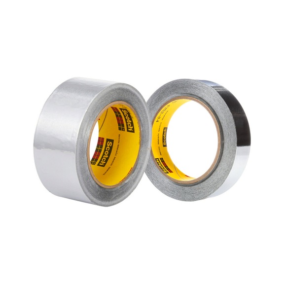 3M Aluminiumklebeband 433 Silber 50 mm x 55 m 0.09 mm 7100228331 - Klebeband (Elektroinstallation)