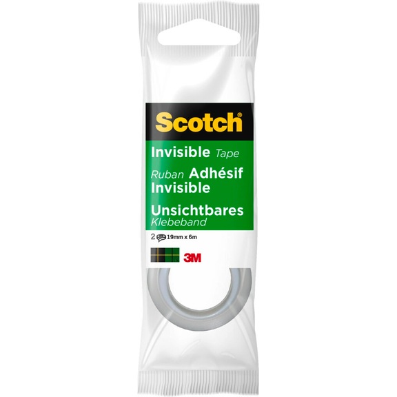 3M Scotch (R) Magic (TM) Invisible Adhesive Tape 19 mm x 6 m 2 rolls 7100234991 - Adhesive film
