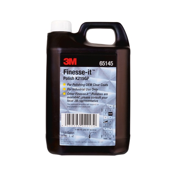 3M Finesse-it (TM) polishing compound K215GP 3.785 liters 7100236243 - Sanding paste/polishing paste