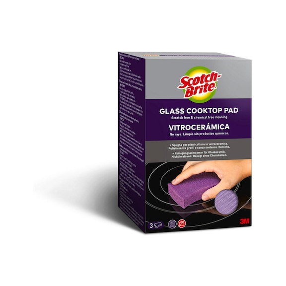 3M Scotch-Brite (TM) glass ceramic cleaning sponge 3 pieces 7100245167 - Cloth, sponge, rag, fleece (other)