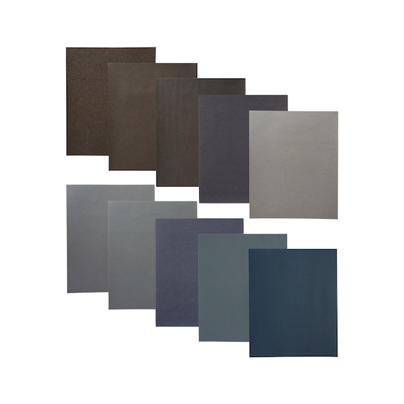 3M Wetordry (TM) abrasive paper 734 230 mm x 280 mm P600 01973 7100248809 - Paper sanding sheet