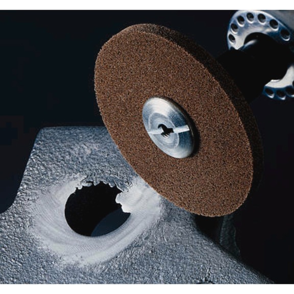 3M Scotch-Brite (TM) compact washer XL-UW 76 mm x 6.35 mm x 9.53 mm 7100256482 - Abrasive made from bonded abrasive with bore or thread