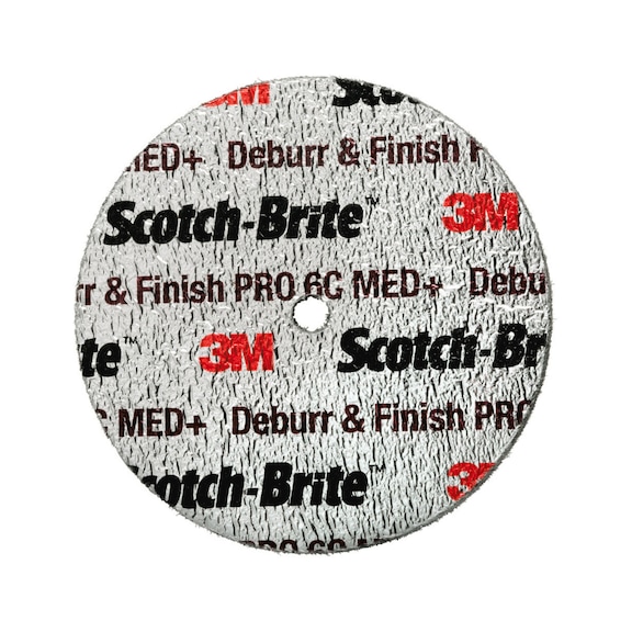 3M Scotch-Brite (TM) compact washer DP-UW 76 mm x 12.7 mm x 6.35 mm 7100256517 - Abrasive made from bonded abrasive with bore or thread