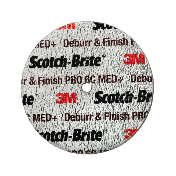 3M Scotch-Brite (TM) compact disk DP-UW 152 mm x 25.4 mm x 12.7 mm 7100256518 - Abrasive made from bonded abrasive with bore or thread