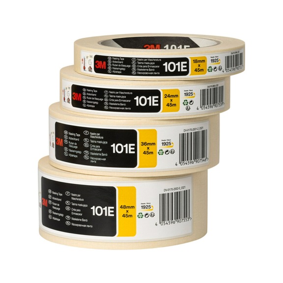 3M All-purpose masking tape 101E Beige 36 mm x 45 m 7100260270 - Paper tape