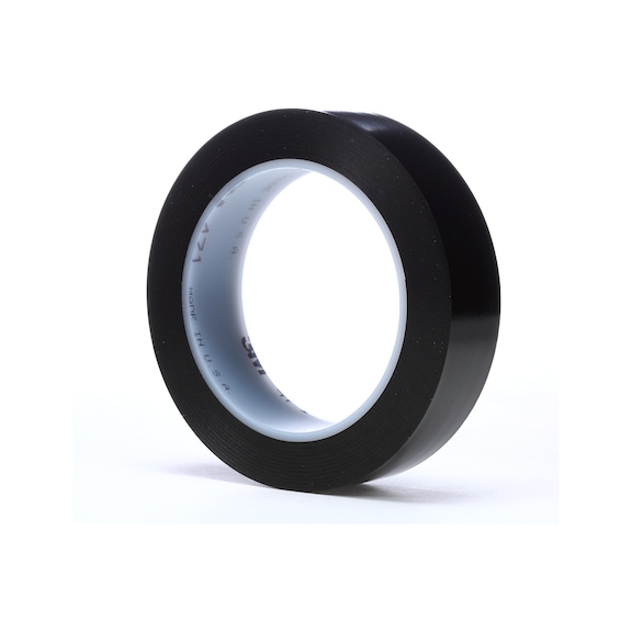 3M Soft PVC Adhesive Tape 471 Black 25 mm x 33 m 0.14 mm 7100260302 - PVC adhesive tape