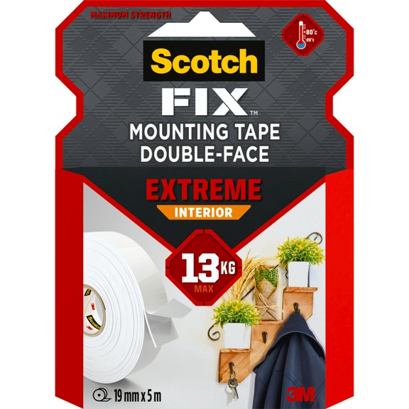 3M Scotch-Fix (TM) Extreme Innenmontageband PGS05-1950-P 19 mm x 5 m 7100263336 - Montageklebeband