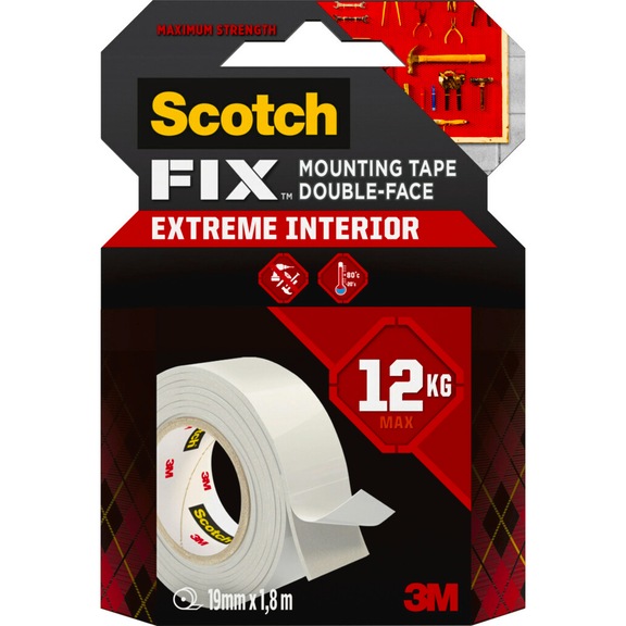 3M Scotch-Fix (TM) interior mounting tape PGS05-1918-MR 19 mm x 1.8 m 7100263856 - Mounting tape
