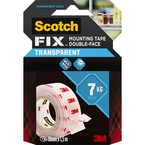 3M Scotch-Fix (TM) mounting tape 4910C-1915-MR 19 mm x 1.5 m 7100263857 - Mounting tape