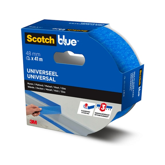 3M ScotchBlue (TM) Painter's masking tape "Multi-Surface" 48 mm x 41 m 7100289905 - Paper tape