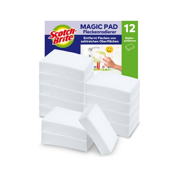 3M Scotch-Brite (R) Magic Pad 12 pieces 7100296057 - Cloth, sponge, rag, fleece (other)