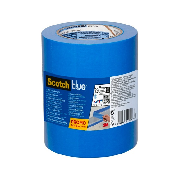 3M ScotchBlue (TM) painter's masking tape 48 mm x 41 m 3 rolls 7100297338 - Paper tape