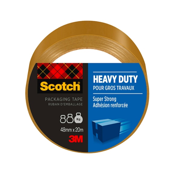 3M Scotch (R) Extra Strong Packaging Tape Brown 48 mm x 20.3 m 7100300145 - Packaging tape