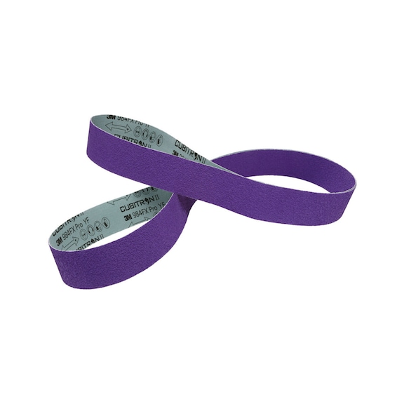 3M Cubitron (TM) fabric abrasive belt 984FX Pro 36+ 100 mm x 3000 mm 7100302116 - Fabric sanding belt