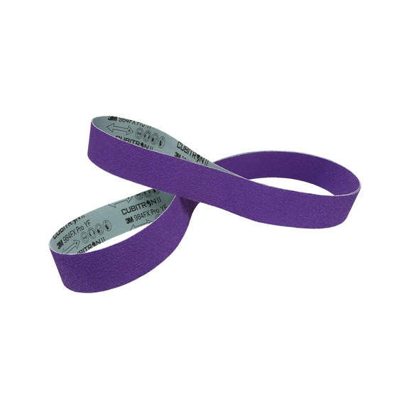 3M Cubitron (TM) fabric abrasive belt 984FX Pro 36+ 100 mm x 2000 mm 7100302327 - Fabric sanding belt