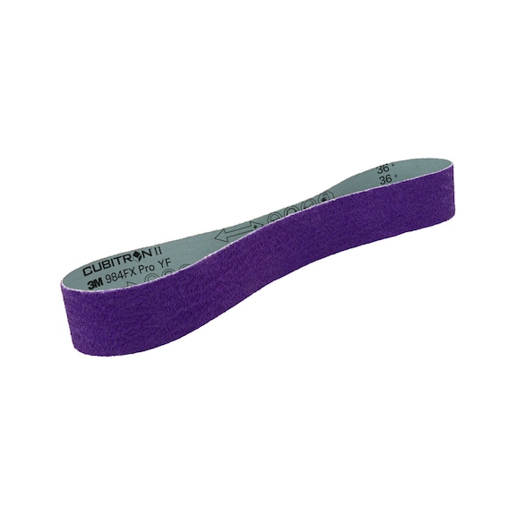 3M Cubitron (TM) Gewebeschleifband 984FX Pro 36+ 75 mm x 3000 mm 7100302653 - Gewebeschleifband