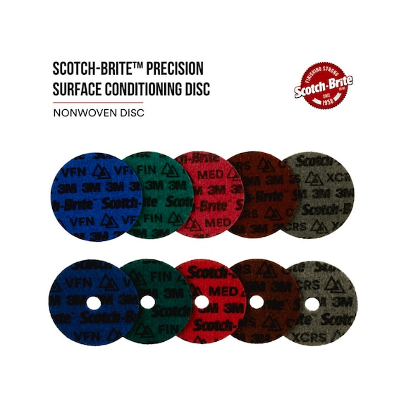 3M Scotch-Brite (TM) precision non-woven disc PN-DH EX CRS 50 mm x NH 7100304799 - Non-woven grinding wheel