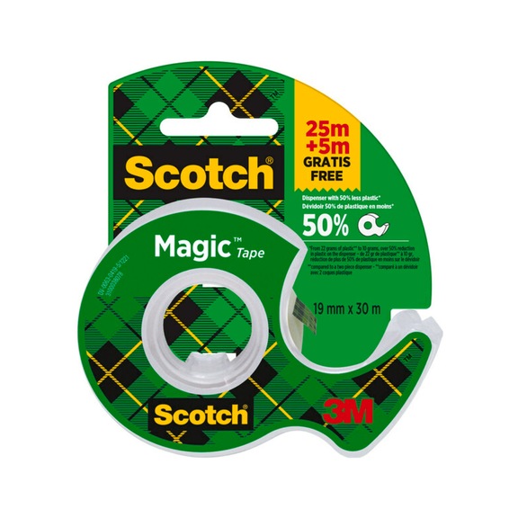 3M Scotch (R) Magic (TM) Invisible Adhesive Tape 19 mm x 25 mm 7100307981 - Adhesive film