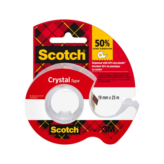 3M Scotch (R) Crystal adhesive tape 19 mm x 25 m 7100308144 - Adhesive film