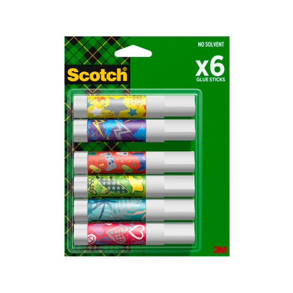 3M Scotch (R) Permanent-Klebestift 8&nbsp;g 6&nbsp;Stifte 7100310857 - Klebstoff (technisch, Sonstiges)