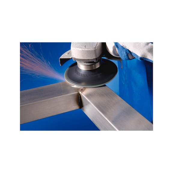 PFERD COMBICLICK fiber disc diameter 100mm VICTOGRAIN 80 - Abrasive tool made of abrasive on a base