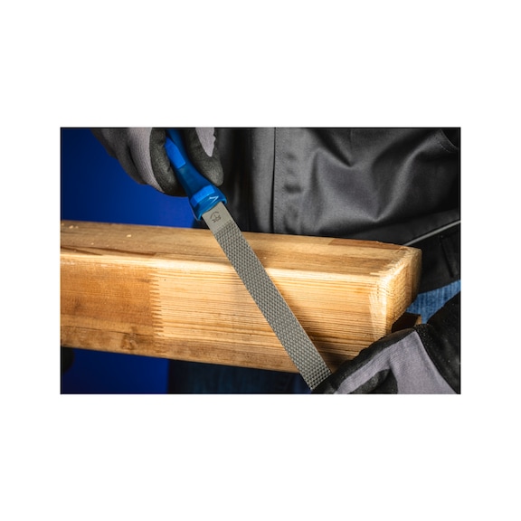 PFERD Feilraspel mit Heft Flachstumpf 200mm Kreuzhieb 1/Raspelhieb 1 universell - Werkstattfeile