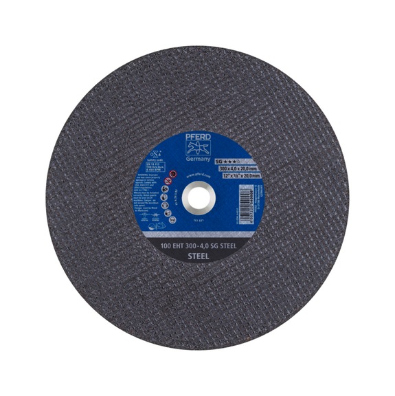 PFERD cut-off wheel EHT 300x4.0x20mm SG STEEL for steel 100 m/s - Cut-off wheel