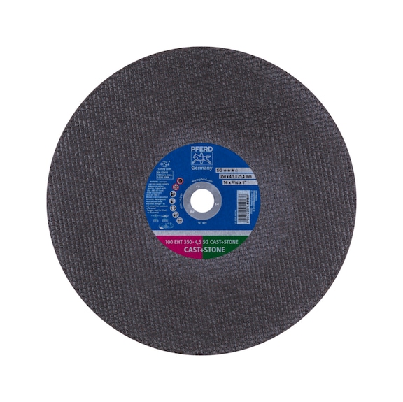PFERD Trennscheibe Trennschleifer EHT 350x4,5x25,4 mm SG CAST STONE für Guss - Trennschleifscheibe