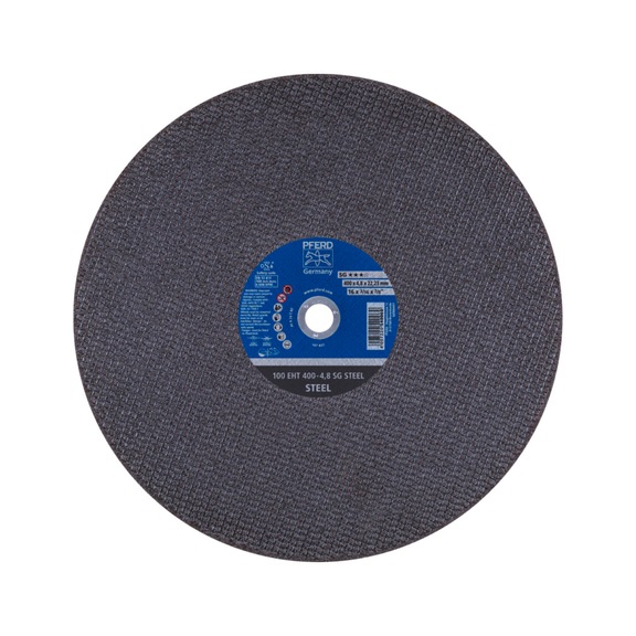 PFERD Trennscheibe Trennschleifer EHT 400x4,8x22,23 mm SG STEEL 100 m/s - Trennschleifscheibe