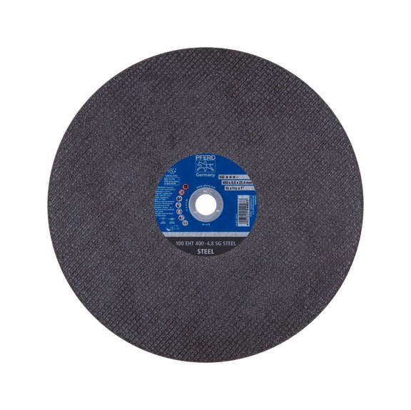 PFERD cut-off wheel cut-off grinder EHT 400x4.8x25.4 mm SG STEEL for steel 100 m/s - Cut-off wheel